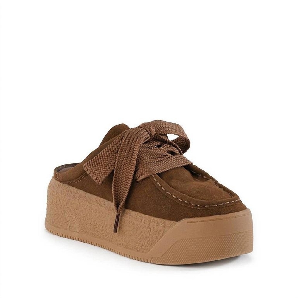 Seychelles Brown Platform Slip-On Shoes